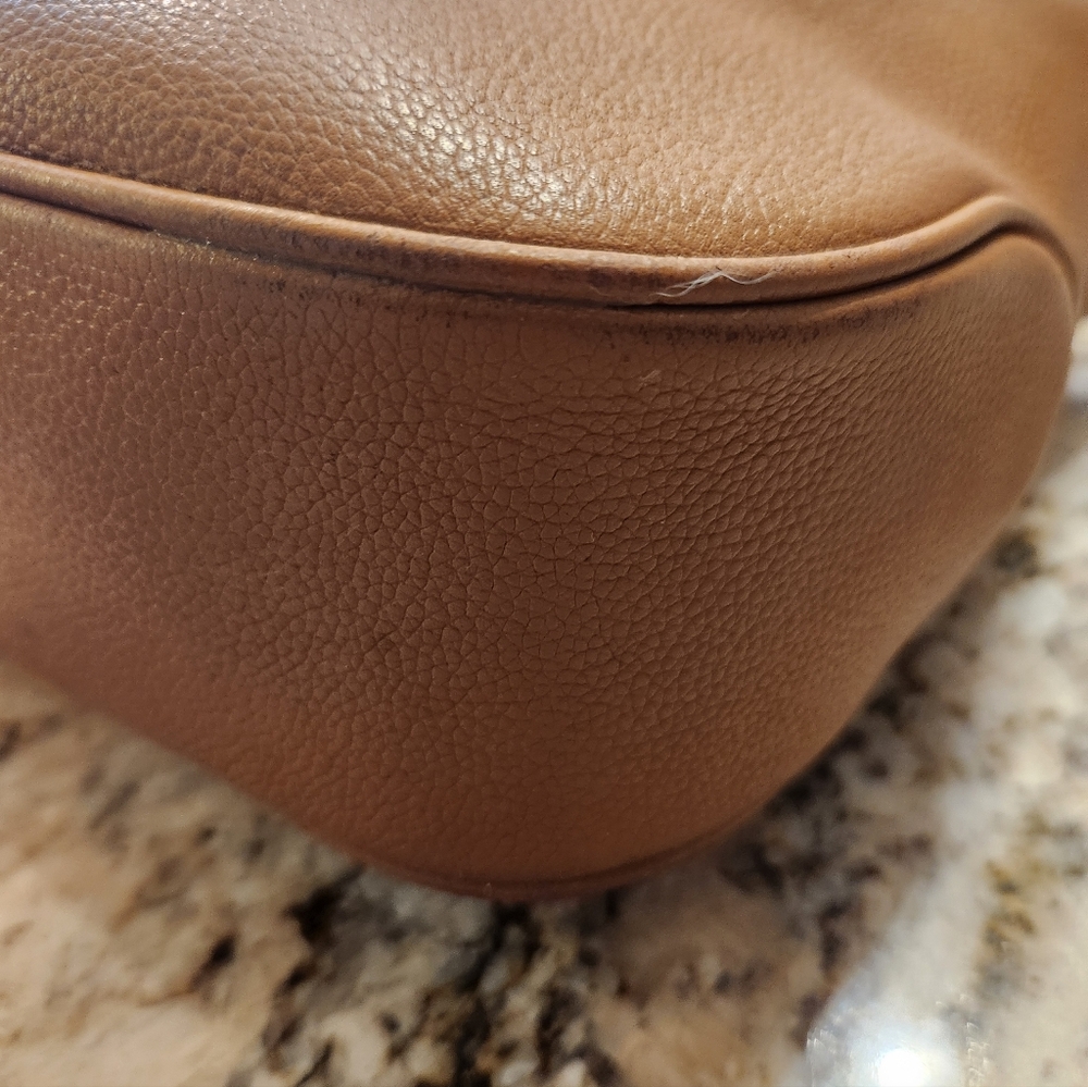 Kate Spade Purse, Camel, Tan Pebbled Leather Shoulder Bag. EUC Warm Gingerbread - Picture 5 of 16